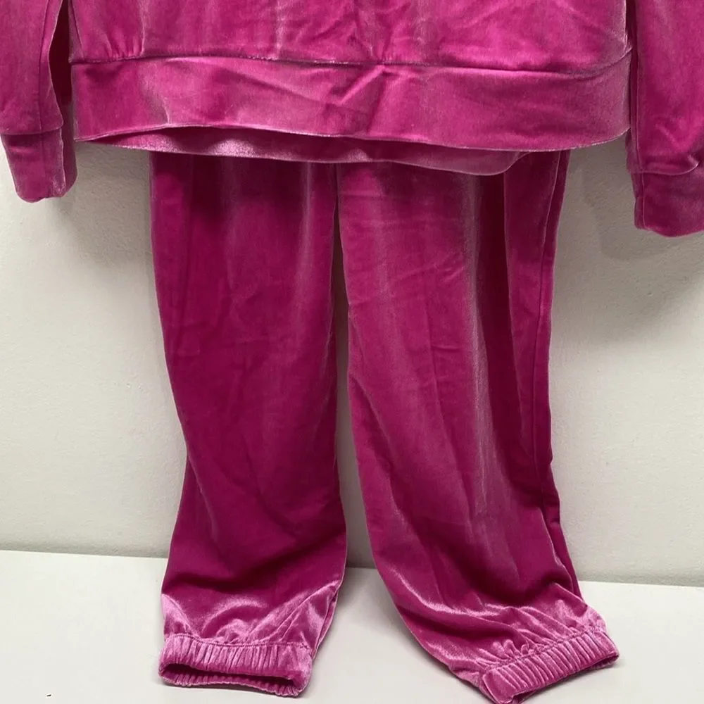 🔥 Btween velvet pink 2 pc set sweater & pants sz 10 New - Picture 3 of 5